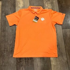 Clemson Orange Polo Drake Large (New with Tags)